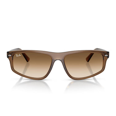 Ray-Ban Occhiali da Sole RB2225 664051 Marrone Chiaro Trasparente/Trasparente Sfumato Marrone Unisex