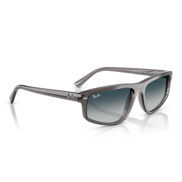 Ray-Ban Occhiali da Sole RB2225 667532 Grigio Chiaro Opale/Grigio Sfumato Blu Unisex 4