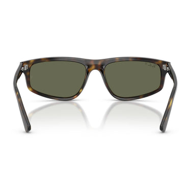 Ray-Ban Occhiali da Sole RB2225 710/58 Marrone/Verde Unisex Polarizzati 3