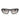 Ray-Ban Occhiali da Sole RB2225 901 32 Nero Trasparente Sfumato Grigio Unisex