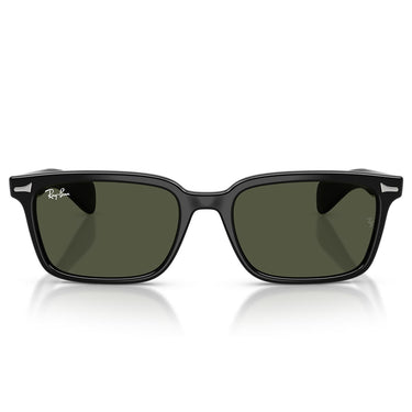 Ray-Ban Occhiali da Sole RB2234 901/31 Brunel Nero/Verde Unisex