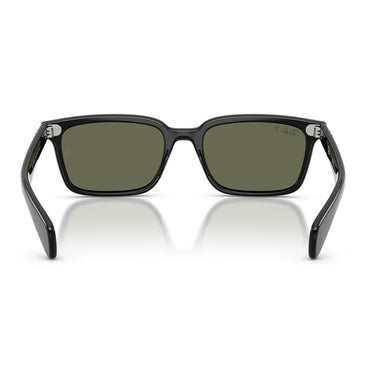 Ray-Ban Occhiali da Sole RB2234 901/58 Brunel Nero/Verde Unisex Polarizzati