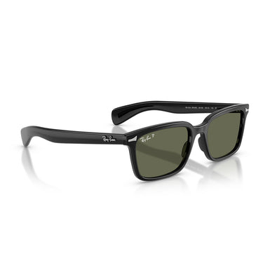 Ray-Ban Occhiali da Sole RB2234 901/58 Brunel Nero/Verde Unisex Polarizzati