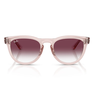 Ray-Ban Occhiali da Sole RB2237 69018H Rosa Trasparente/Trasparente Sfumato Viola Unisex