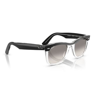 Ray-Ban Sunglasses RB2240 129432 Wayfarer Black On Transparent/Gray Gradient Unisex 4