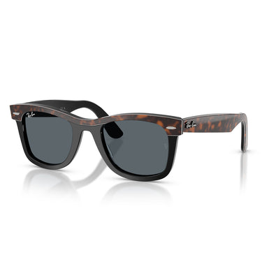 Ray-Ban Sunglasses RB2240 1441R5 Wayfarer Brown On Black Blue Unisex 1