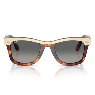 Ray-Ban Sunglasses RB2240 144371 Wayfarer Beige on Brown/Gray Gradient Unisex