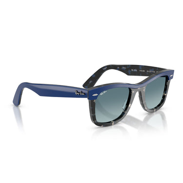 Ray-Ban Sonnenbrille RB2240 14453M Wayfarer Blau auf Braun Blau Verlauf Unisex 3