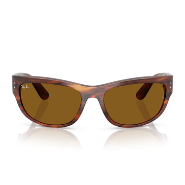 Ray-Ban Occhiali da Sole RB2289 954 33 Mega Balorama Marrone Striato Marrone B-15 Unisex