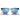 Ray-Ban Occhiali da Sole RB3016 114517 Clubmaster Havana/Blu Specchiato Unisex