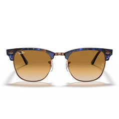 Ray-Ban Occhiali da Sole RB3016 125651 Clubmaster Marrone Blu/Marrone Chiaro Sfumato Unisex
