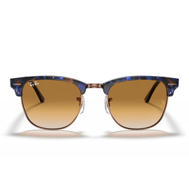 Ray-Ban Occhiali da Sole RB3016 125651 Clubmaster Marrone Blu/Marrone Chiaro Sfumato Unisex