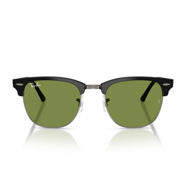 Ray-Ban Occhiali da Sole RB3016 601S4E Clubmaster Nero Opaco Verde Unisex