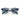 Ray-Ban Occhiali da Sole RB3016 687956 Clubmaster Blu Gunmetal Blu Unisex 4