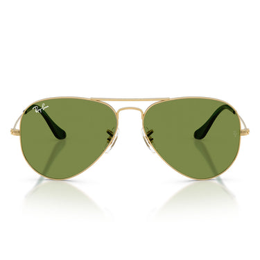 Ray-Ban Lunettes de Soleil RB3025 001/4E Aviator Or Arista/Vert Unisexe
