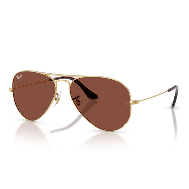 Ray-Ban Occhiali da Sole RB3025 001/C5 Aviator Oro Arista/Rosso Unisex 1