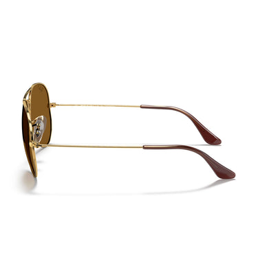 Ray-Ban Sonnenbrille RB3025 001/57 Aviator Gradient Gold/Braun Unisex Polarisiert 3