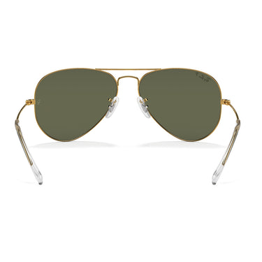 Ray-Ban Sonnenbrille RB3025 001/58 Aviator Gradient Gold/Grün G-15 Unisex Polarisiert 4