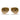 Ray-Ban Occhiali da Sole RB3025 001/M2 Aviator Gradient Oro/Marrone Sfumato Unisex Polarizzati