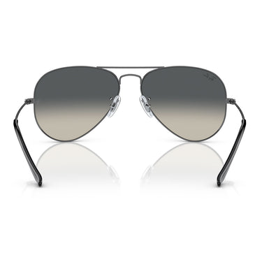 Ray-Ban Occhiali da Sole RB3025 004/71 Aviator Gradient Gunmetal/Grigio Sfumato Unisex 3