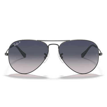 Ray-Ban Sonnenbrille RB3025 004-78 Aviator Gewehrlauf-Grau Verlauf Unisex Polarisiert