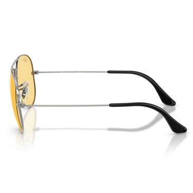Ray-Ban Occhiali da Sole RB3025 004/R6 Aviator Gunmetal/Giallo Unisex 2