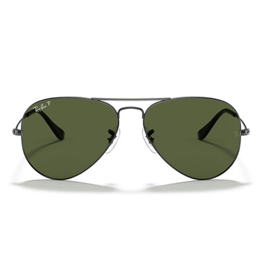 Ray-Ban Gafas de Sol RB3025 004/58 Aviator Gradient Gunmetal/Verde G-15 Unisex Polarizadas