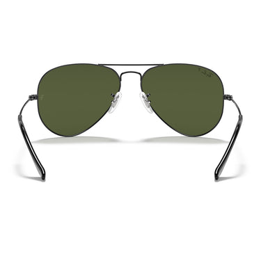 Ray-Ban Occhiali da Sole RB3025 004/58 Aviator Gradient Gunmetal/Verde G-15 Unisex Polarizzati 4