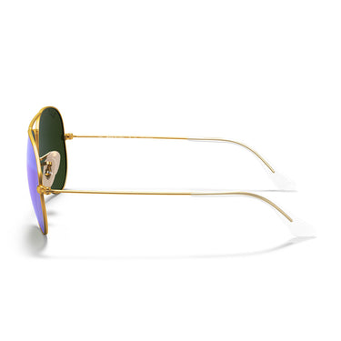 Ray-Ban Occhiali da Sole RB3025 112/4L Aviator Oro/Blu Unisex Polarizzati 3
