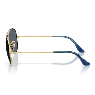 Ray-Ban Occhiali da Sole RB3025 9278R5 Aviator Oro Arista/Blu Unisex 2