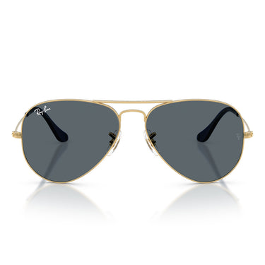 Ray-Ban Lunettes de Soleil RB3025 9278R5 Aviator Or Arista/Bleu Unisexe