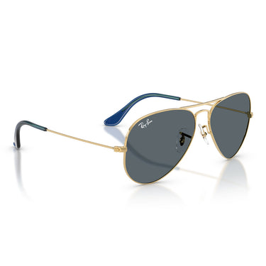 Ray-Ban Occhiali da Sole RB3025 9278R5 Aviator Oro Arista/Blu Unisex 4