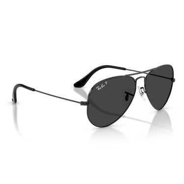 Ray-Ban Occhiali da Sole RB3025 928648 Aviator Nero/Nero Unisex Polarizzati 4