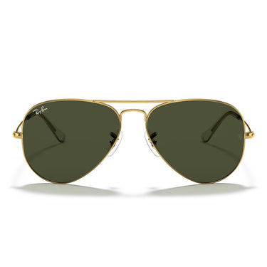 Ray-Ban Lunettes de Soleil RB3025 L0205 Aviator Or Arista/Vert G-15 Unisexe
