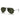 Ray-Ban Lunettes de Soleil RB3025 L2823 Aviator Noir-Vert G-15 Unisexe 1