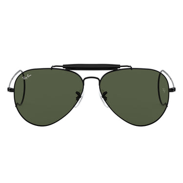 Ray-Ban Sunglasses RB3030 L9500 Outdoorsman I Black/Green G-15 Unisex
