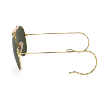 Ray-Ban Sonnenbrille RB3030 W3402 Outdoorsman I Gold/Grün G-15 Unisex