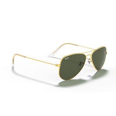 Ray-Ban Sonnenbrille RB3044 L0207 Aviator Small Metal Gold/Grün G-15 Unisex