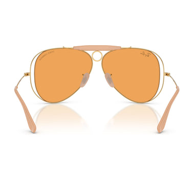 Ray-Ban Occhiali da Sole RB3138M 001 7 x Dolce & Gabbana The Shooter Oro Arista Arancione Unisex 4