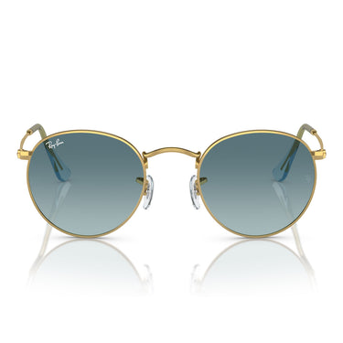 Ray-Ban Gafas de Sol RB3447 001/3M Redondas Metal Oro/Azul Unisex