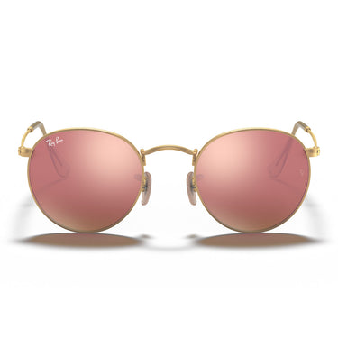 Ray-Ban Gafas de Sol RB3447 112 Z2 Redondo Metal Oro Marrón Unisex