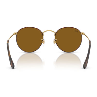 Ray-Ban Sunglasses RB3447 927533 Round Metal Havana Brown Unisex 4