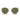 Ray-Ban Lunettes de Soleil RB3447N 001 Rond Métal Or/Vert G-15 Unisexe