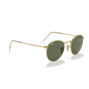 Ray-Ban Lunettes de Soleil RB3447N 001 Round Metal Or/Vert G-15 Unisexe 5