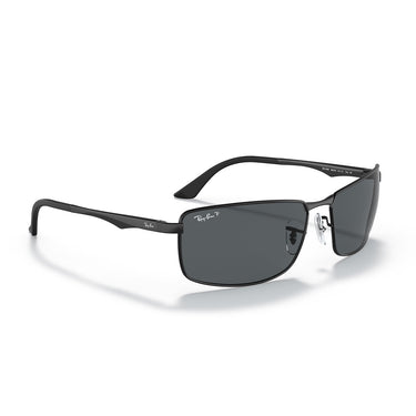 Ray-Ban Sonnenbrille RB3498 006/81 Schwarz/Grau Unisex Polarisiert 5