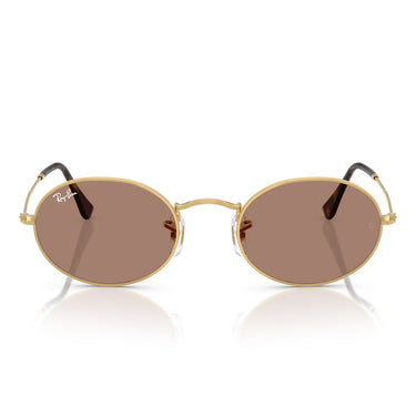 Ray-Ban Occhiali da Sole RB3547 001/1A Oval Oro/Viola Unisex
