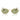 Ray-Ban Occhiali da Sole RB3547 001/4E Oval Oro/Verde Unisex