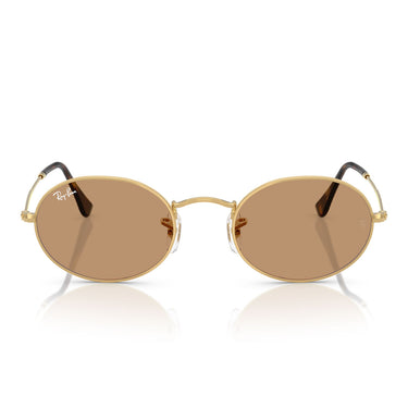 Ray-Ban Sunglasses RB3547 001/53 Oval Gold/Brown Unisex
