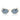 Ray-Ban Occhiali da Sole RB3547 001/56 Oval Oro/Blu Unisex