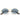 Ray-Ban Sunglasses RB3547 001/56 Oval Gold/Blue Unisex 6